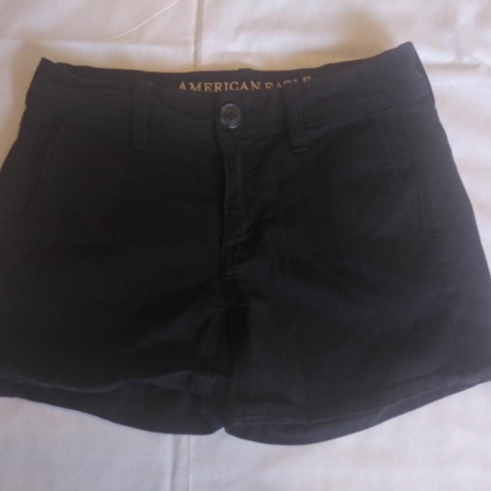 American eagle outfitters black shorts